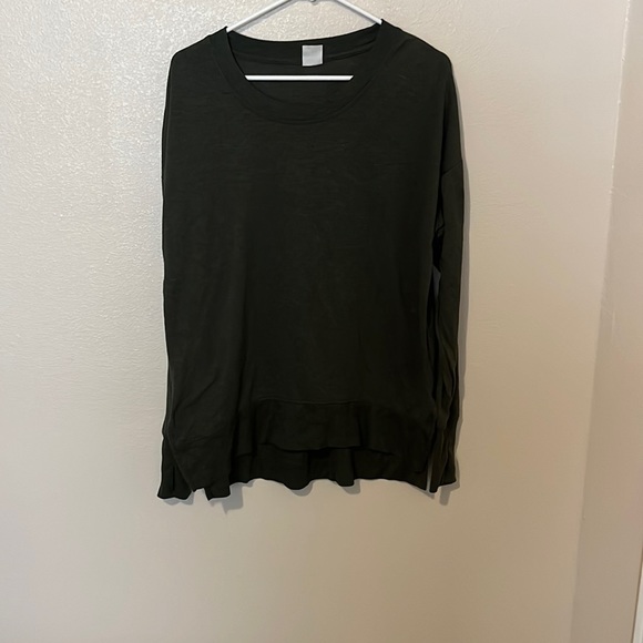 Dark green high low shirt size medium. - Picture 1 of 1